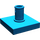 LEGO Blau Fliese 2 x 2 mit Vertikale Stift (2460 / 49153)