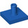 LEGO Blau Fliese 2 x 2 mit Vertikale Stift (2460 / 49153)