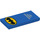 LEGO Blue Tile 2 x 4 with Batman TV Series Logo (16720 / 87079)