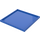 LEGO Blue Tile 6 x 6 without Bottom Tubes (6881)