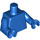 LEGO Blauw Torso met Armen en Handen (73403 / 76382)