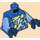 LEGO Blau Torso mit Ninjago Logogram &#039;J&#039; und Blau Energy (973)
