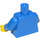 LEGO Bleu Torse avec Trois Pockets sur Jacket (973 / 76382)