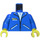 LEGO Blau Torso mit Drei Pockets auf Jacket (973 / 76382)