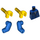 LEGO Blau Torso mit Drei Pockets auf Jacket (973 / 76382)