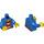 LEGO Blau Treasure Hunt Pirate Minifig Torso (973 / 76382)