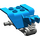 LEGO Blau Tricycle Körper mit Dark Grau Chassis