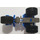 LEGO Blue Tricycle with Dark Gray Chassis and Black Wheels