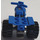 LEGO Blauw Tricycle met Dark Grijs Chassis en Zwart Wielen