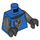 LEGO Blauw Tunic Torso met Pearl Dark Grijs Armen en Falcon Schild (973 / 76382)