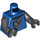 LEGO Bleu Tunic Torse avec Pearl Dark grise Bras et Falcon Bouclier (973 / 76382)