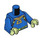 LEGO Blue Turtle Minister Minifig Torso (973 / 76382)
