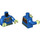 LEGO Blau Schildkröte Minister Minifig Torso (973 / 76382)