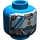 LEGO Blue UFO Droid Blue Head (Safety Stud) (3626)