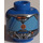 LEGO Blue UFO Droid Blue Head (Safety Stud) (3626)