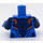 LEGO Blauw Ultimate Clay (70330) Minifiguur Torso (973 / 76382)