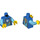 LEGO Blue Ultimate Robin Minifig Torso (973 / 76382)