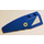 LEGO Blue Wedge 2 x 6 Double Left with White Triangle and Republic Logo Sticker (5830 / 41748)