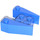 LEGO Blue Wedge 3 x 4 without Stud Notches (2399)