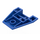 LEGO Blue Wedge 4 x 4 Triple without Stud Notches (6069)