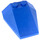 LEGO Blue Wedge 4 x 4 Triple without Stud Notches (6069)