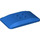 LEGO Blue Wedge 4 x 6 Roof Curved (98281)