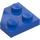 LEGO Blauw Wig Plaat 2 x 2 Cut Hoek (26601)