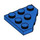 LEGO Blue Wedge Plate 3 x 3 Corner (2450)