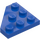 LEGO Blue Wedge Plate 3 x 3 Corner (2450)