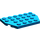 LEGO Blauw Wig Plaat 4 x 6 zonder Hoeken (32059 / 88165)