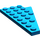 LEGO Bleu Coin assiette 4 x 8 Aile La gauche avec encoche pour tenon en dessous (3933)