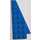 LEGO Blau Keil Platte 4 x 8 Flügel Recht ohne Bolzenkerbe