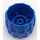 LEGO Blauw Wiel Hard-Plastic Medium (2593)