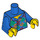 LEGO Bleu &#039;Where are my Pants?&#039; Guy Minifig Torse (973 / 88585)