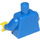 LEGO Blue &#039;Where are my pants?&#039; Guy Minifig Torso (973 / 88585)