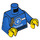 LEGO Blue Wildlife Rescue Driver with Cap Minifig Torso (973 / 76382)