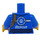 LEGO Blau Wildlife Rescue Driver mit Deckel Minifig Torso (973 / 76382)