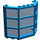 LEGO Blue Window Bay 3 x 8 x 6 with Transparent Dark Blue Glass (30185)