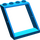 LEGO Blue Window Frame 4 x 4 x 3 Roof (4447)