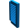 LEGO Blue Window Pane 1 x 2 x 2 Shutter (3582)