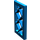 LEGO Blue Window Pane 1 x 2 x 3 Lattice (Unreinforced) (2529 / 60607)