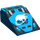 LEGO Blauw Voorruit 6 x 4 x 2 Overkapping met Ice Planet logo (4474)