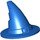 LEGO Bleu Wizard Chapeau avec surface lisse (6131)