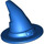 LEGO Bleu Wizard Chapeau avec surface lisse (6131)