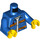 LEGO Blau Worker Minifig Torso (973 / 76382)