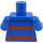 LEGO Blauw Worker Minifig Torso (973 / 76382)
