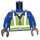 LEGO Blue Zipper Jacket with Safety Vest Torso (973 / 76382)