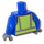 LEGO Blue Zipper Jacket with Safety Vest Torso (973 / 76382)