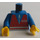 LEGO Blauw Zippered Jasje Torso met Veiligheidsvest (973)