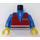 LEGO Blue Zippered Jacket Torso with Safety Vest (973)